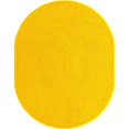 thumbnail image 1 of Unique Loom 3151427 8 x 10 ft. Solid Shag Oval Rug, Tuscan Sun Yellow, 1 of 1