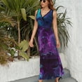 thumbnail image 4 of Nebulous Sleeveless Dress elegant dresses for women loose women's dress long sleeve dresses, 4 of 7