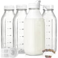 thumbnail image 1 of Liter Glass Milk Bottles, 1 of 4