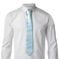 thumbnail image 2 of Naloa Blue Marble Print Solid Color Tie Formal Necktie for Men，Suitable for business, daily life, work, 2 of 5