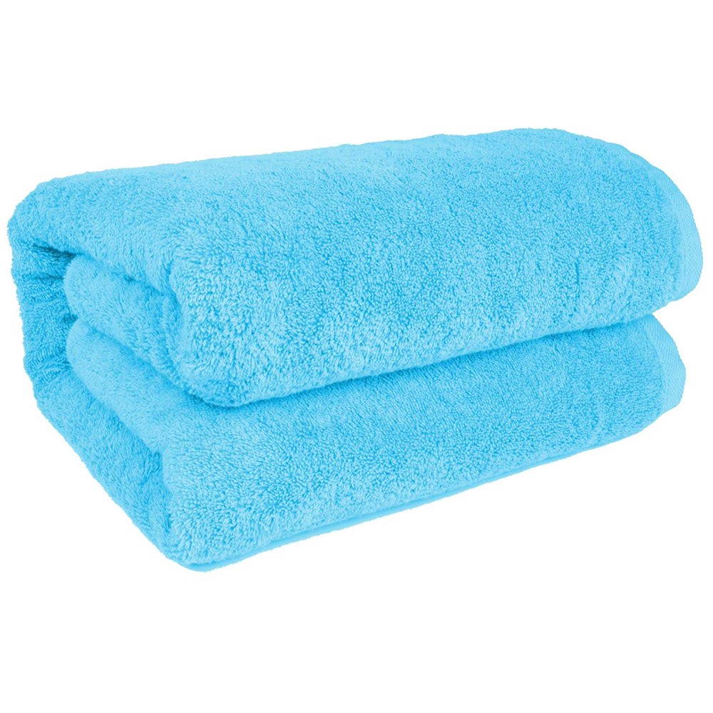 SALBAKOS 40"x80" Turkish Cotton Bath Sheet, Luxury, Ecofriendly Large