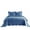 Midtone Blue, variant on MarCielo 3-Piece Elegantly Embroidered 100% Cotton Oversized Quilt Bedspread Set TG