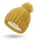 thumbnail image 3 of Sonducket Gorro de lana para mujer, gorro de punto cálido, protección cómoda para los oídos, gorros para adultos para otoño e invierno, gorros Sombreros Amarillo Sonducket AP013443-03, 3 of 6