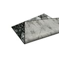 thumbnail image 5 of Allstar Rugs 5' 0" x 6' 11" White Modern Abstract Themed Polypropylene Area Rug with a Black Weathered Texture Design and Grey Accents. Machine-Made in Turkey., 5 of 8