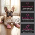 thumbnail image 4 of Deago 4PCS Dog Shoes for Small Dogs, Hot Pavement Summer Puppy Dog Boots & Paw Protectors with Soft Anti-Slip Rubber Sole, Mesh Breathable Dog Booties for Hardfloors, Walking Running, 4 of 9