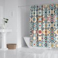 thumbnail image 2 of Multicolor Ethnic Geometric Patchwork Pattern Shower Curtain 72"x72" ,Bathroom Decorative Shower Curtains Set with 12 Hooks,Modern Waterproof Washable Shower Curtain, 2 of 6