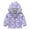 Purple, variant on Zwiiyzr Baby Windbreaker Jacket Toddler Kids Boys Girls Windproof Jacket Trendy Cute Cartoon Flowers Rabbit Pattern Hooded Coat Rain Coat Baby Clothes Pink