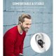 thumbnail image 3 of Inteprter 1 par de auriculares portátiles de 500 mAh HiFi compatibles con Bluetooth 5,0 en la oreja auriculares inalámbricos para ver vídeos y escuchar Cables de audio/vídeo Negro, 3 of 6