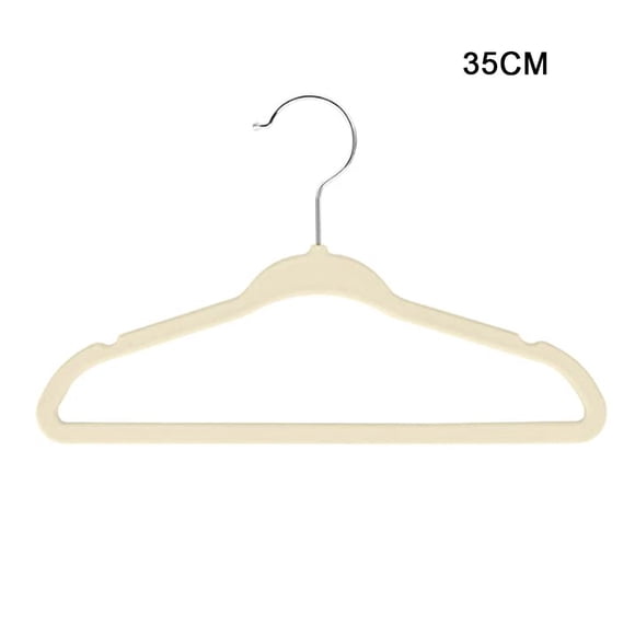 MesaSe 10Pcs Flocking Clothes Hanger Non-Slip No Trace Household Organizer for Children