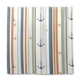 thumbnail image 2 of Yayeee Shower Curtain with Hooks 72"x72" Waterproof Fabric Bathroom Hanging Decor, Nautical Pattern, 2 of 5