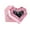 #F - Pink, variant on AYktou Heart Shaped Pendant Necklace Box, Jewelry Gift Boxes for Jewelry Display for Engagement Wedding Valentine's Day