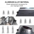 thumbnail image 4 of 1500pcs Knurled Solid Fixed Rivets Semicircular Signage Rivets (Silver), 4 of 4