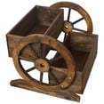 thumbnail image 4 of YYAo Raised Garden Bed,Outdoor Planter Box,Wooden Wagon Planter Box, Garden Planter with Wheels, 4 of 9