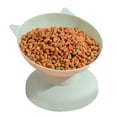 thumbnail image 4 of Cuenco Alto para Gatos, Boca Oblicua Elevada de Plástico para Evitar Caídas, Cuenco Elevado inclinado para Alimentación de Alimentos para Gatos, cuencos desmontables para, 4 of 8