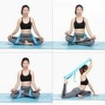 thumbnail image 2 of Worgeous  Yoga Stretching Belt Elastic Strap Women Tension Fitness Blue, 2 of 8