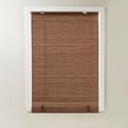 thumbnail image 6 of MAYEERTY Bamboo Light Filtering Privacy Roman Window Shade, Teak, 64" L x 29" W, 6 of 14