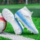 thumbnail image 4 of Zapatos de fútbol para hombre, botas profesionales, cornamusas para deportes al aire libre, entrenamiento ultraligero y antideslizante de alta calidad, Unisex, hierba FG/TF, 4 of 5