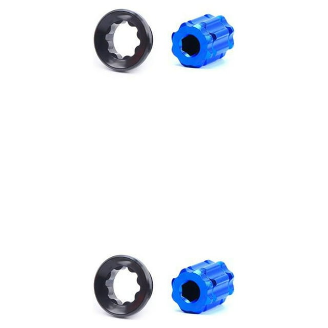 Guardoinrt Risque M20 Pédalier Boulons Pédalier Manivelles Couvercle Bras Creux Couvercle Intégré pour Accessoires de Vélo d'Extérieur Noir Couvercle de Manivelle / Outil 2Set