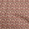 thumbnail image 1 of oneOone Georgette Viscose Red Fabric Asian Kilim Craft Projects Decor Fabric Printed By The Yard 42 Inch Wide, 1 of 5