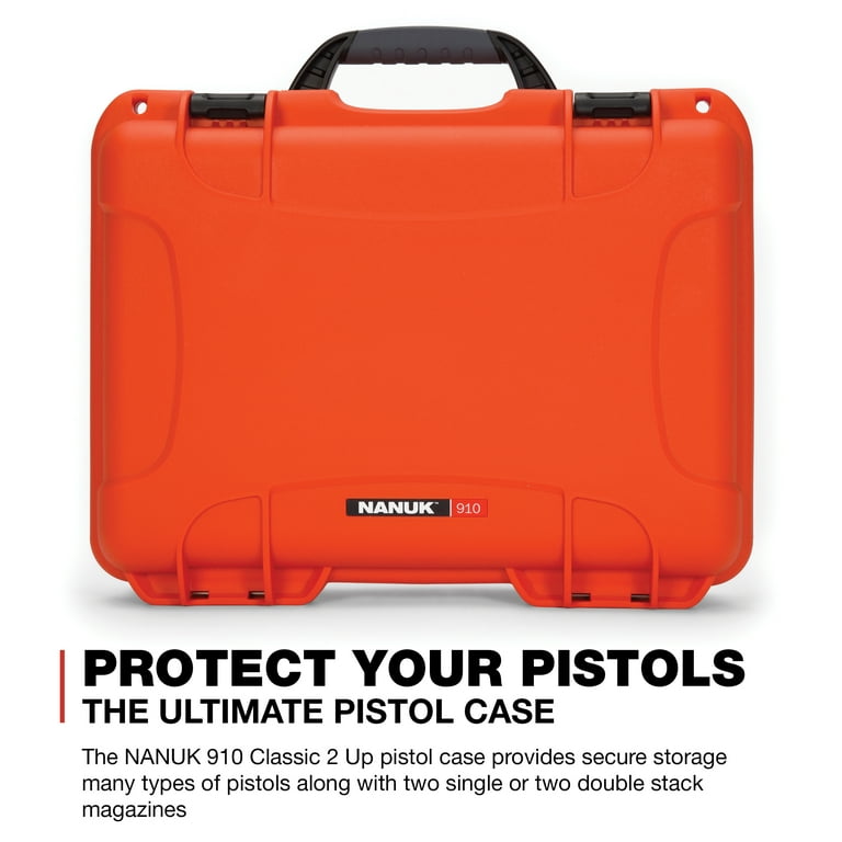 Nanuk 910 Waterproof Professional Classic Pistol/Gun Case
