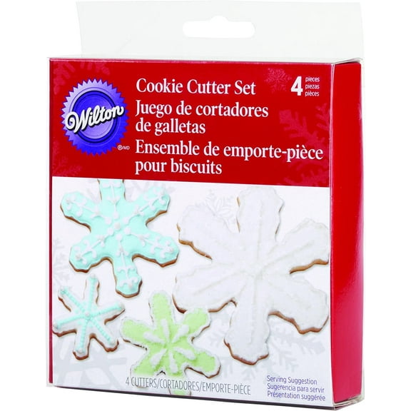 Nesting Metal Cookie Cutters 4/Pkg-Snowflake