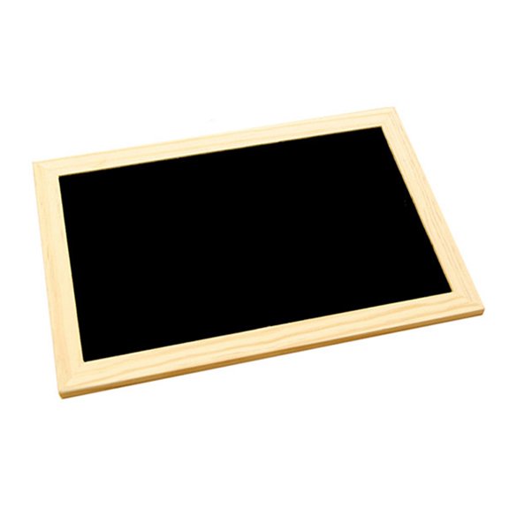 Monyance blackboard 30x20cm Chalkboard Single-Sided Erasable Message Board Blackboard Wall Decor Signs (Black)(11.81X7.87X0.39Inches)