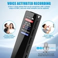thumbnail image 5 of Voice Recorder, 64GB Digital Voice Recorder with Playback Noise Reduction 30h Audio Recording Device with Password, MP3, A-B Repeat, Dual-Microphone, Voice Activated Recorder for Meetings, Classes, 5 of 8