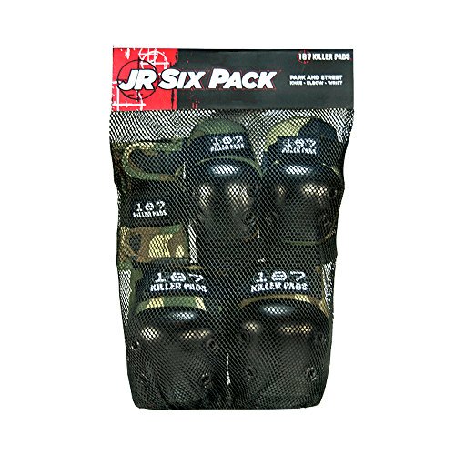 187 KILLER PADS Junior Six Pack (Grey/Grey)