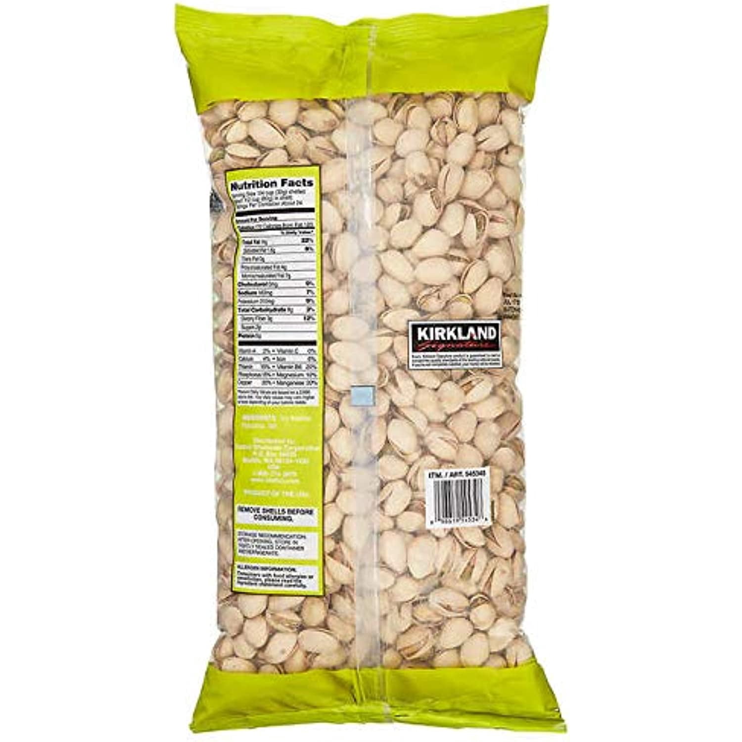 KKS Expect More California In-Shell Pistachios, 48 Oz, 3 Lb