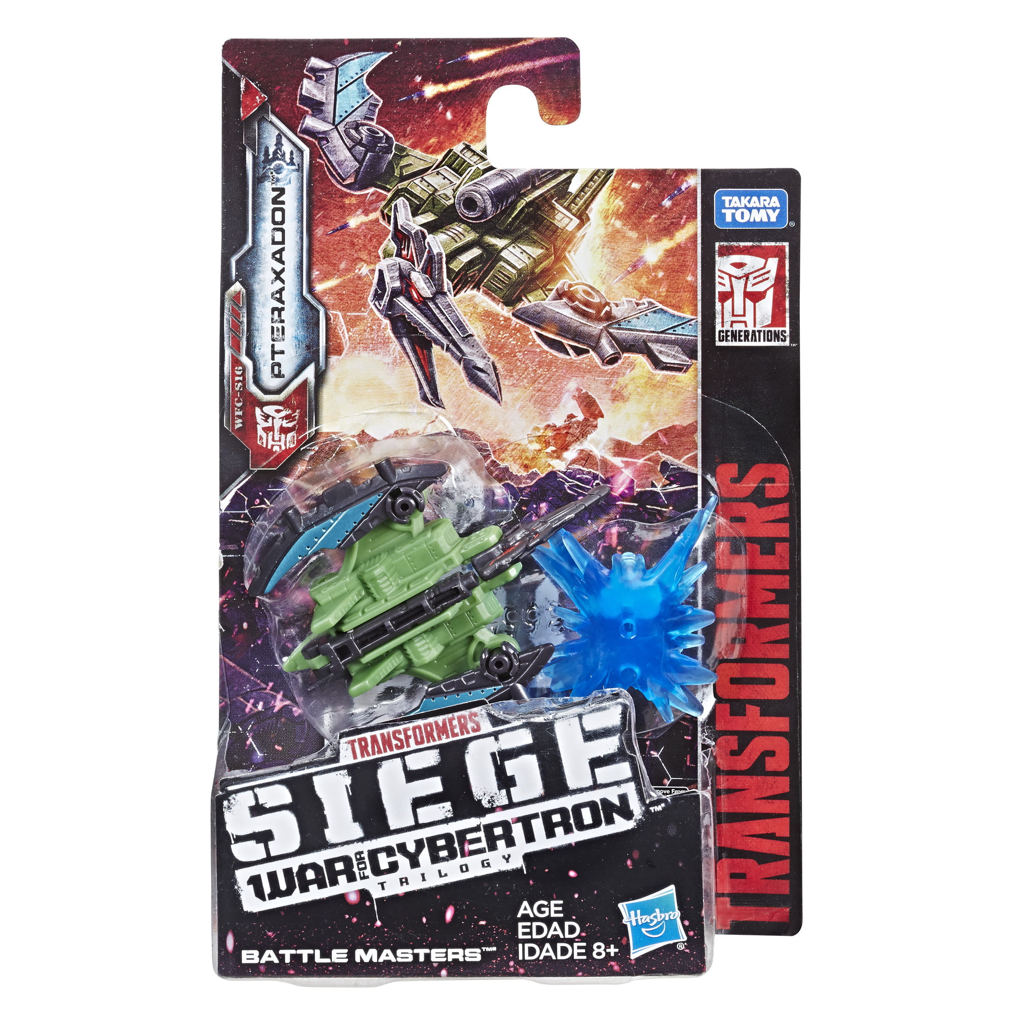 Transformers siege guerre pour Cybertron Battle Masters pteraxadon Comme neuf sur Scellé carte