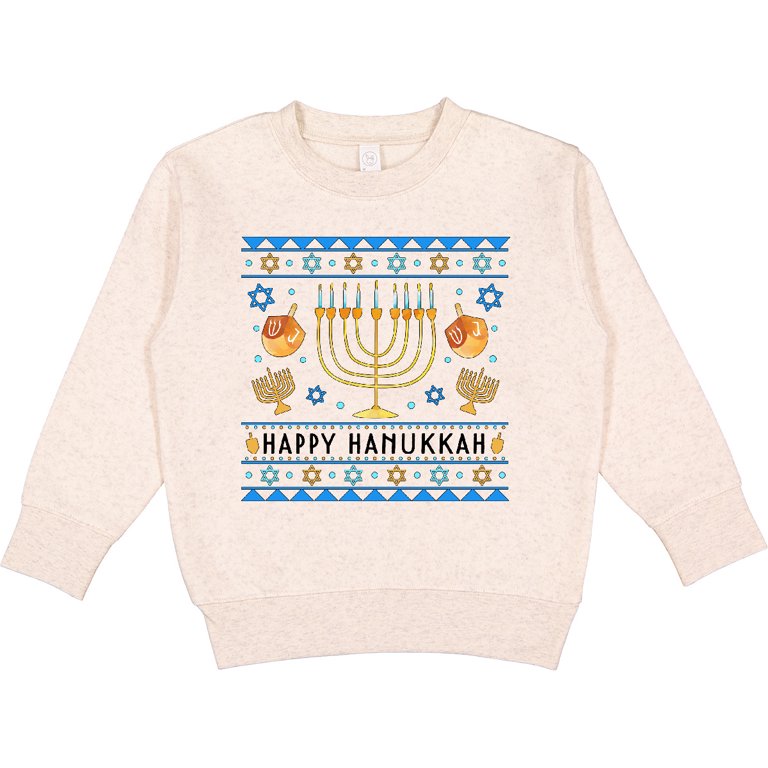 Happy Hanukkah Toddler Sweatshirt photo 2