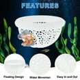 thumbnail image 2 of Unique Bargains Betta Hideout Cave Aquarium Floating Betta Hideout Multi-Functional Betta Fish Hammock White, 2 of 6