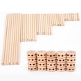 thumbnail image 4 of Bloques De Construcción Intelectual Juego De Bloques De Construcción De Madera Insertar Bloques Palos De Madera Juguete Interactivo De Educación Temprana Para Niños Escuela Primaria 80Pcs Yuarrent FN002313-00, 4 of 5