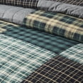 thumbnail image 4 of VHC Brands, Pine Grove Patchwork Reversible California King Quilt, Green, 130x115, 4 of 4