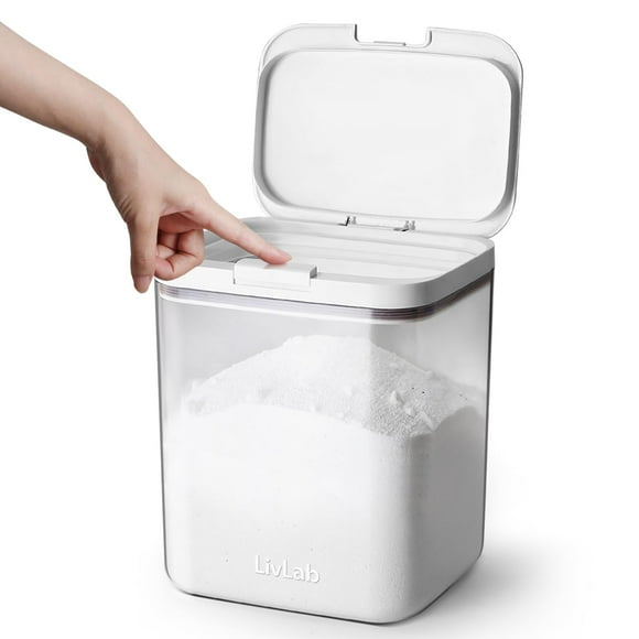LivLab Conteneur de Farine 20LBS - 10 L /10.5 QT /10 kg - Conteneur de Riz Conteneur de Stockage de Nourriture Bacs pour Organisation de Cuisine Garde-Manger (11L)