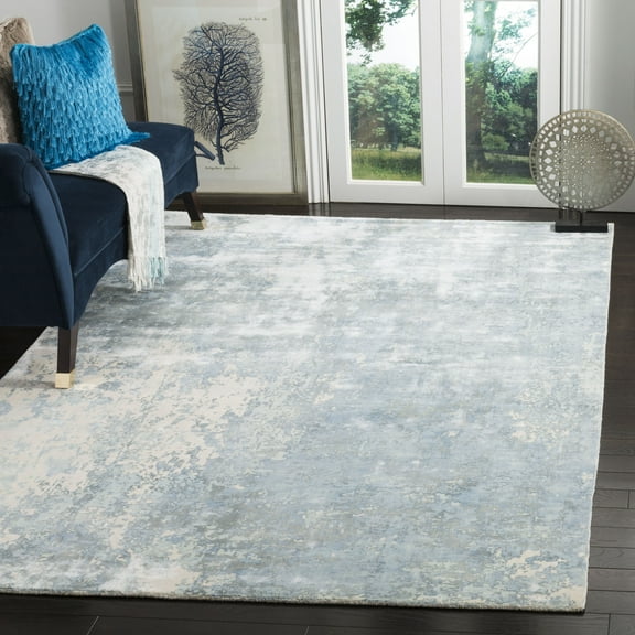 SAFAVIEH Mirage Jeanette Abstract Area Rug, Aqua, 6' x 9'