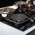 thumbnail image 4 of CRAFTHROU 2PCS Heat Diffuser Induction Plate Aluminum Black Cooking Home Cooks, 4 of 6