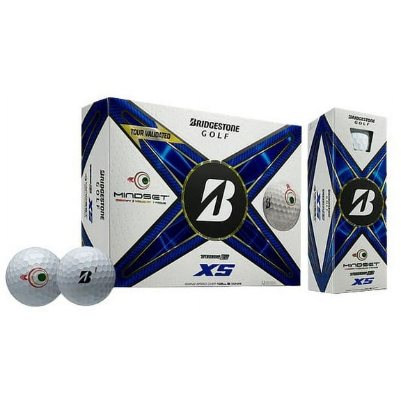 Bridgestone Tour B-XS Mindset Golf Balls (White,12pk) 1 Dozen 2024 NEW