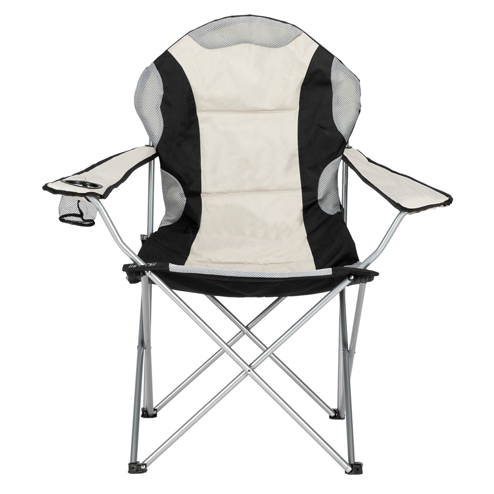 Portable Outdoor Camping Chair Folding Fishing Chair-Black Gray - image 1 of 7