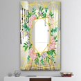 thumbnail image 4 of DESIGN ART Designart 'Efflorescent Gold Pink 7' Cabin and Lodge Mirror - Vanity Printed Mirror 23.7in.x31.5in., 4 of 5