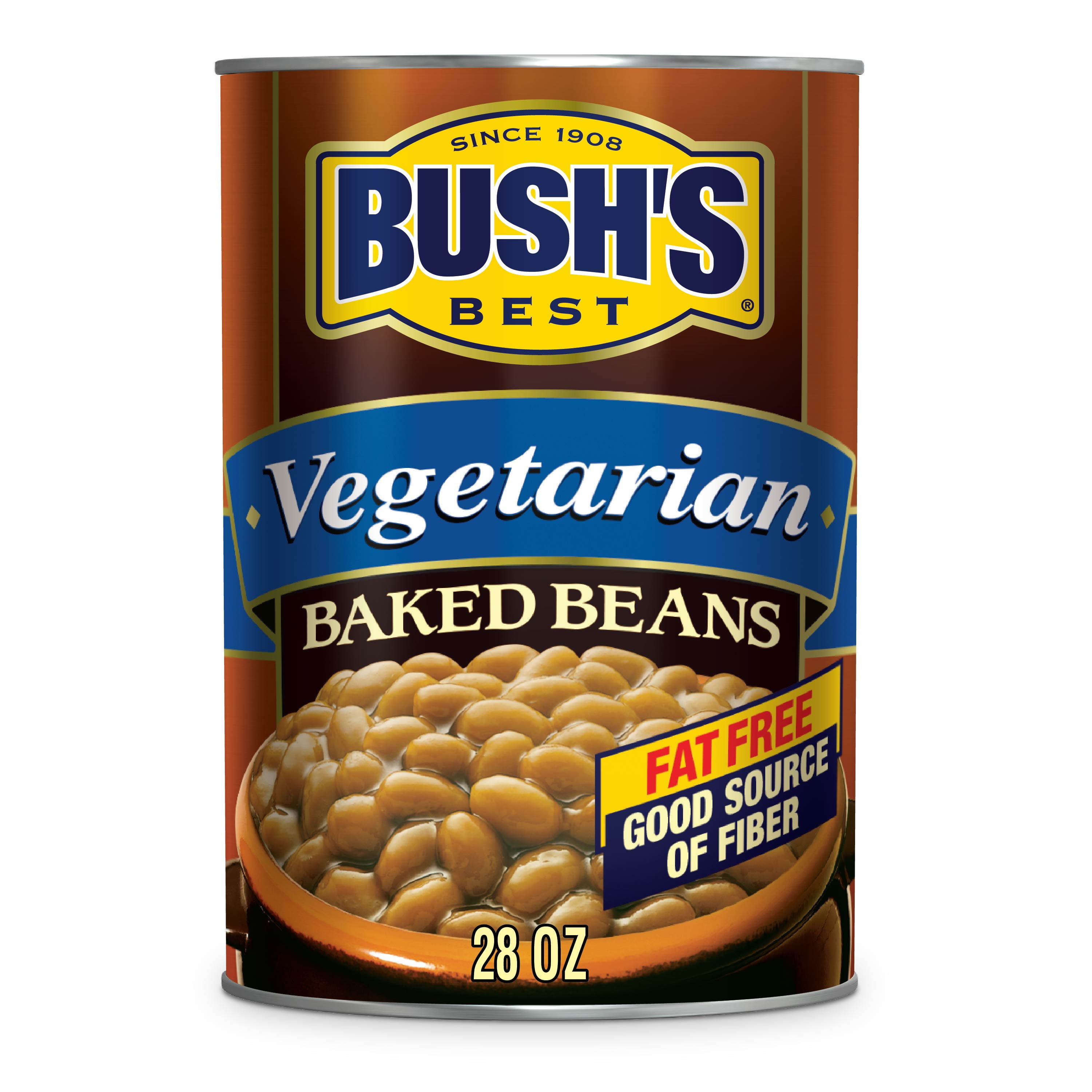 Bush S Vegetarian Baked Beans Plant Based Protein Canned Beans 28 Oz Walmart Com
