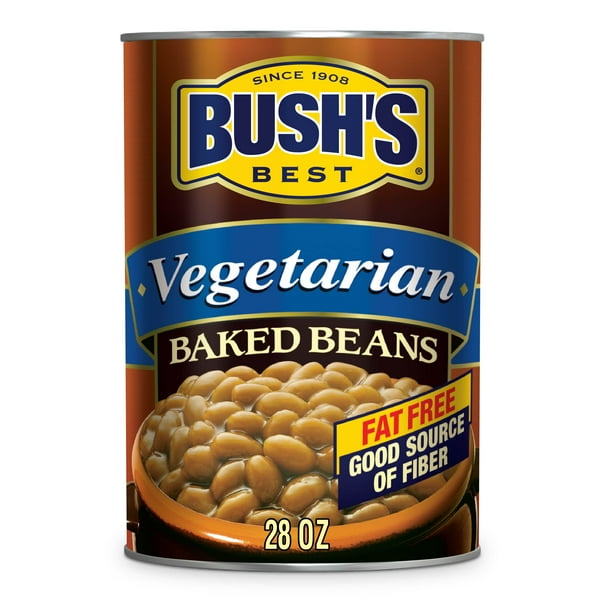 Bush's Vegetarian Baked Beans, PlantBased Protein, Canned Beans, 28 oz