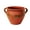 distressed burnt red, variant on U.S.Sourcing Inc. Red Earthen Ware Terracotta Vessel/Planter with Handles - 7.5"x7"