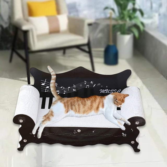 Sofá cama rascador para gatos, tablero rascador para gatos, protección de muebles, almohadilla rascadora resistente al desgaste, cama de salón para