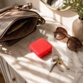 thumbnail image 5 of Pill Organizer 4 Compartment Red Portable Case for Travel and Purse, 5 of 7