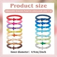 thumbnail image 2 of 16pcs Heishi Surfer Bracelets Set Clay Beaded Stackable Bracelets for Women Preppy Stretch Bracelets with Layering Colorful Friendship Bracelets Boho Summer Beach Jewelry GiftMixed Color, 2 of 7