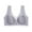 Gray, variant on yillto M-8XL Bra for Women's Plus Size Bras Full Coverage No Underwire Everyday Lace Bralettes