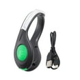 thumbnail image 2 of EeaseCA 2 Pcs Mini LED Bright Safety Light USB Rechagable Light Multifuntional Clip On Strobe Running Lights for Night Runners Bikes Walking (Green), 2 of 7