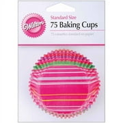 Wilton Standard Baking Cup Liner, Snappy Stripes 75 ct. 415-5381
