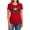 Red, variant on JLA JLA Logo Women's T Shirt, Red, Medium
